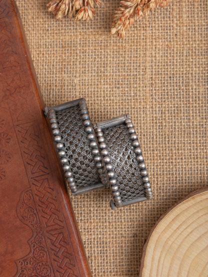 Jinal Small size silver jali kada
