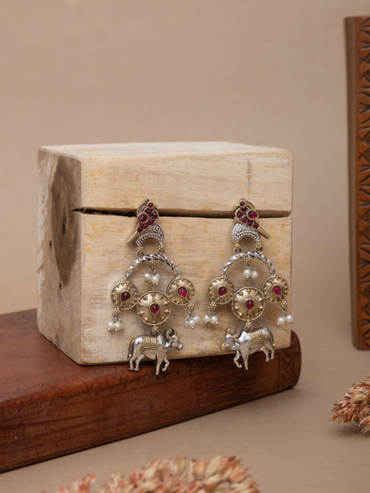 Vrishti Fusion nandi danglers