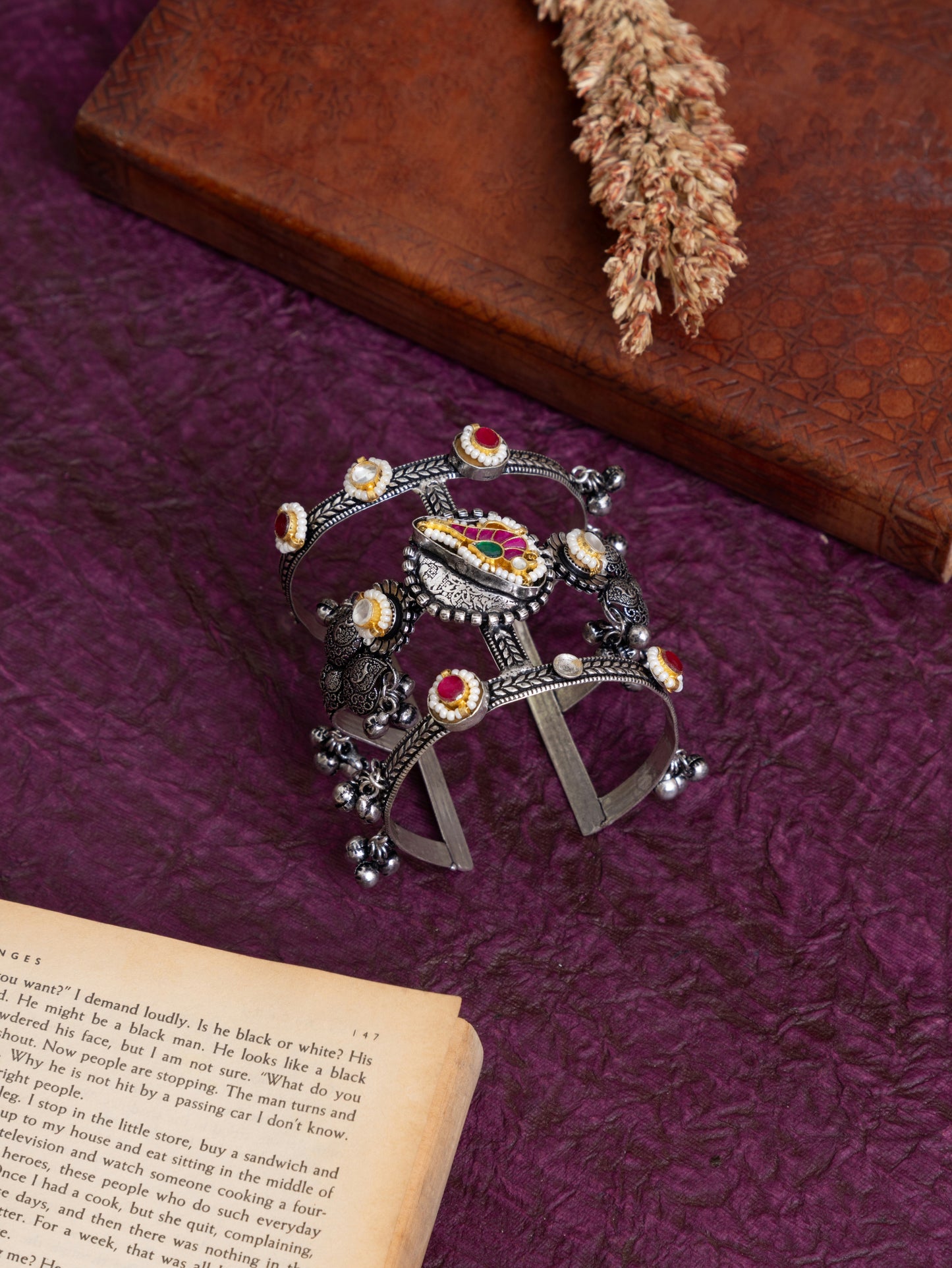 Rajmahal fusion kundan handcuff