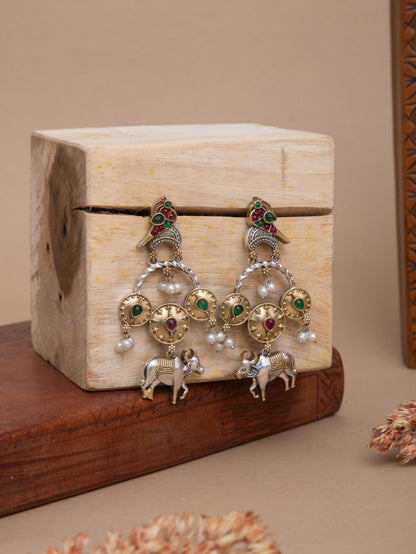 Vrishti Fusion nandi danglers