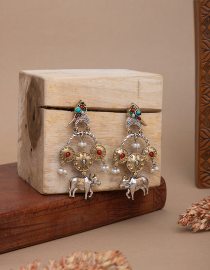 Vrishti Fusion nandi danglers