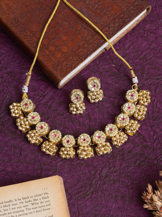 Bubble 2.0 gold choker