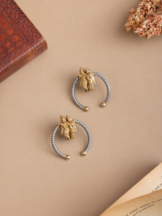 Dual tone radha krishna studw
