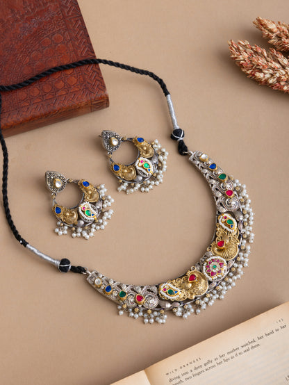 Janvi Pachi kundan hasli choker