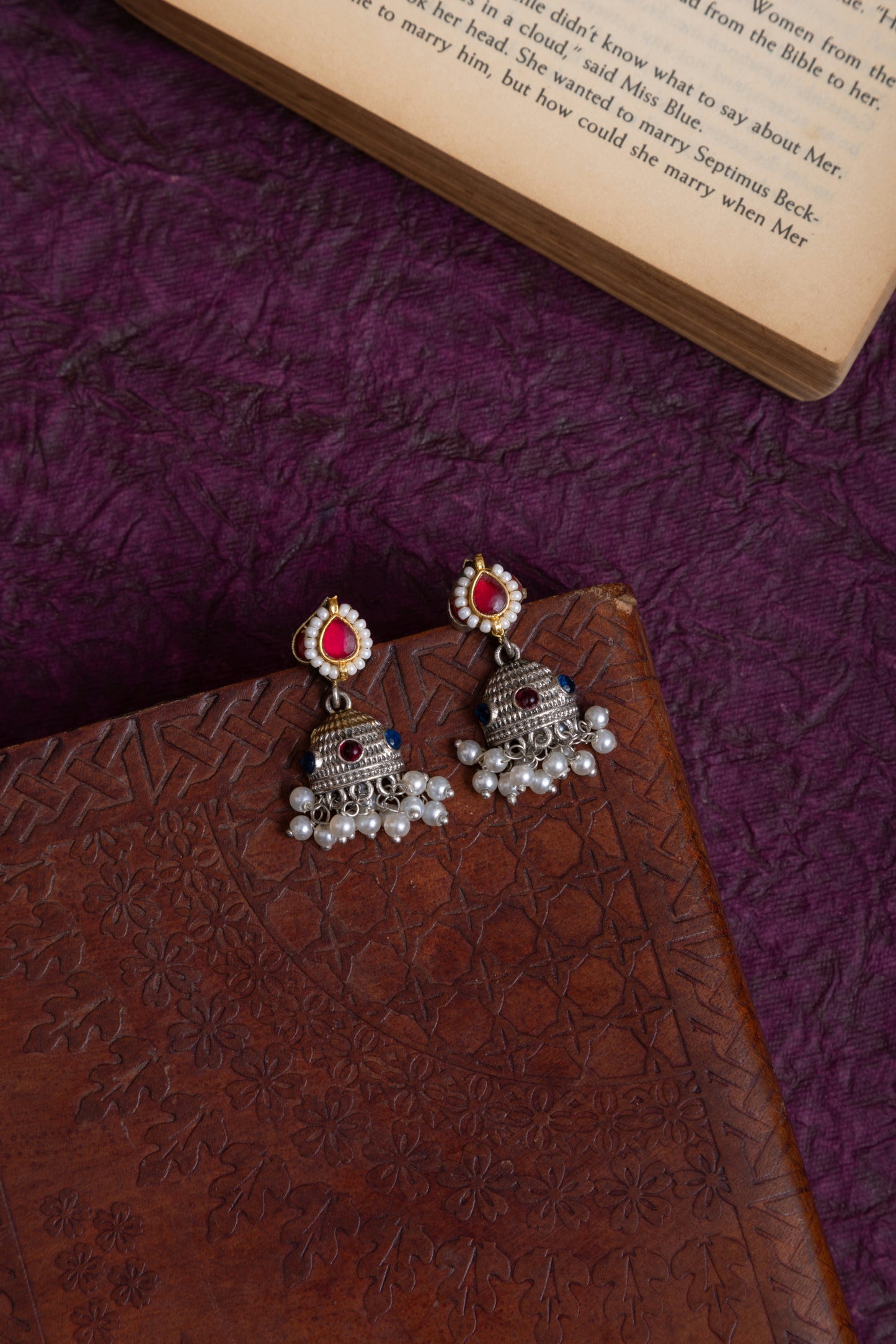Rohini pachi kundan deer necklace