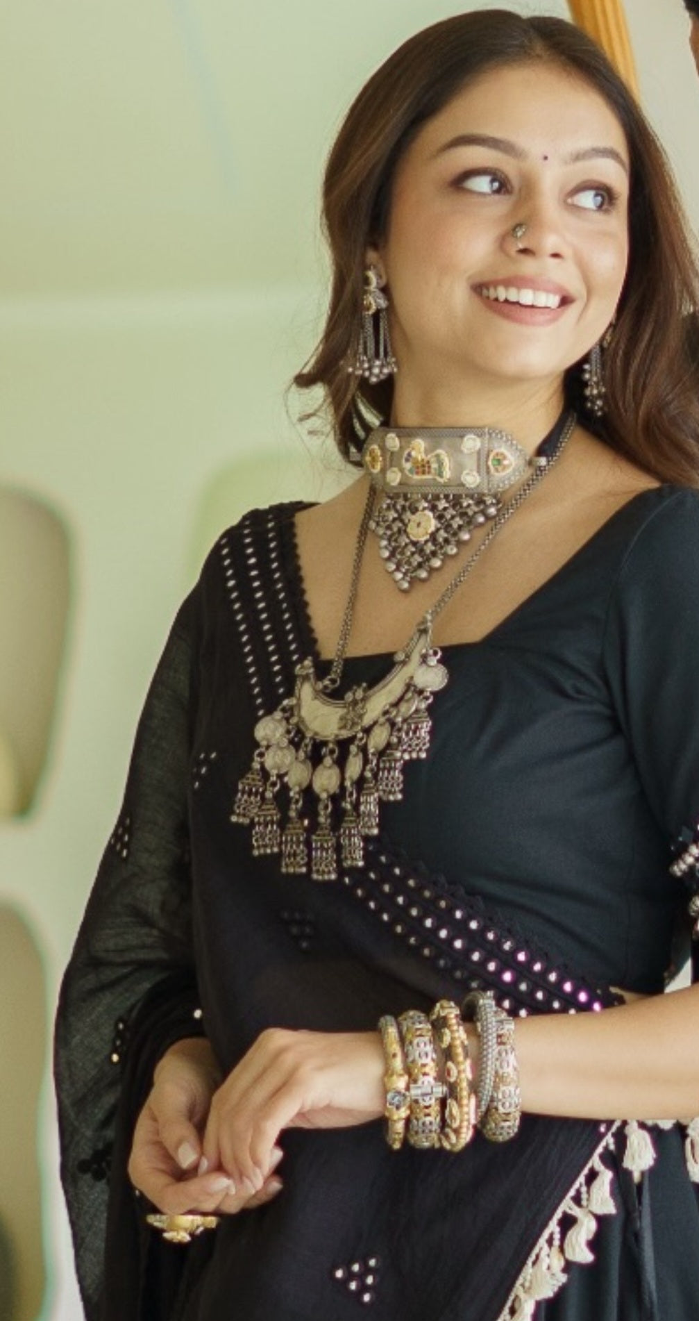 Sana pachi kundan jhalar hasli choker
