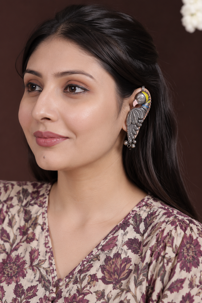 Dhruval antique tribal earcuff