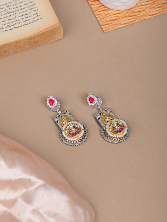 Krishna pachi kundan danglers