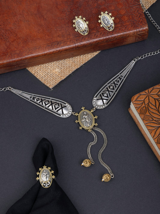 Dual tone necklace