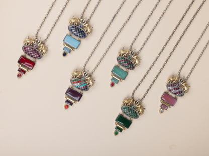 Jiyana Fusion dual tone elephant necklace  🐘