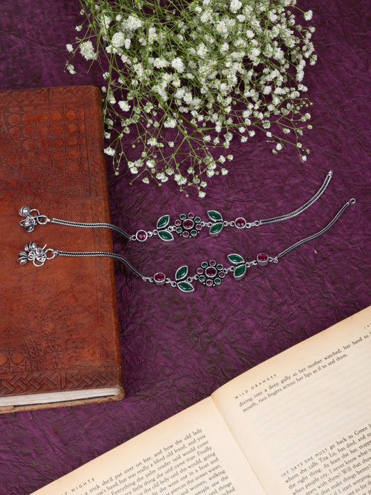 Moh stone payal pair