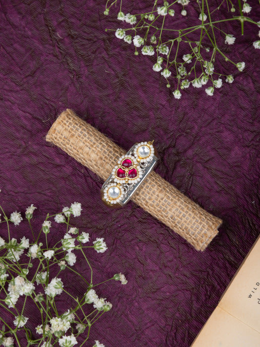 Pachi kundan ring