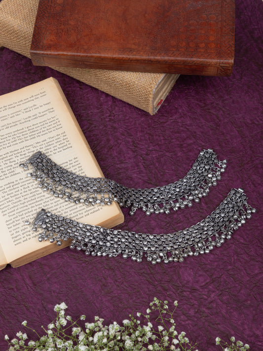 Silver lookalike payal