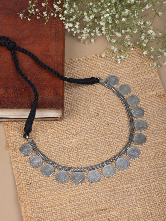 Antique coin choker