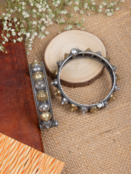 Large size dom dual tone kada